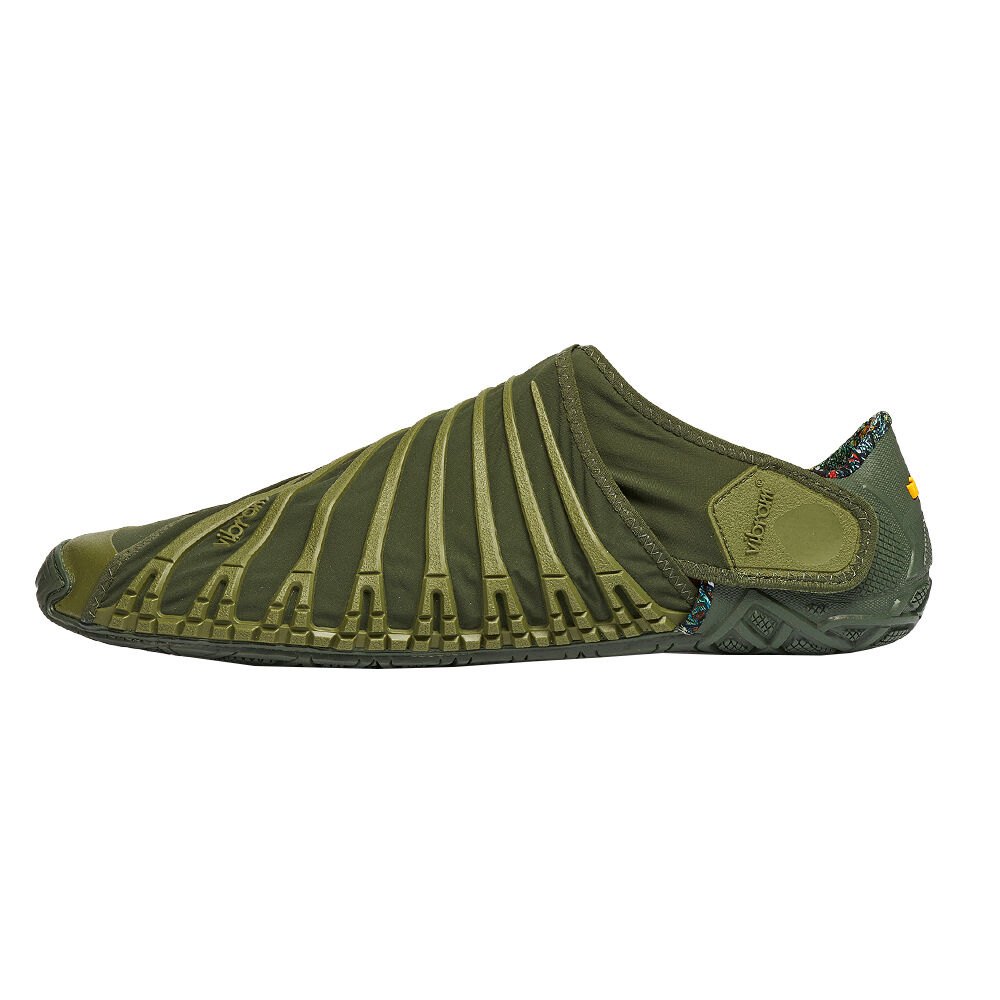 Zapatos Mujer Verde Oliva - Furoshiki Bajos - EISZDK-740